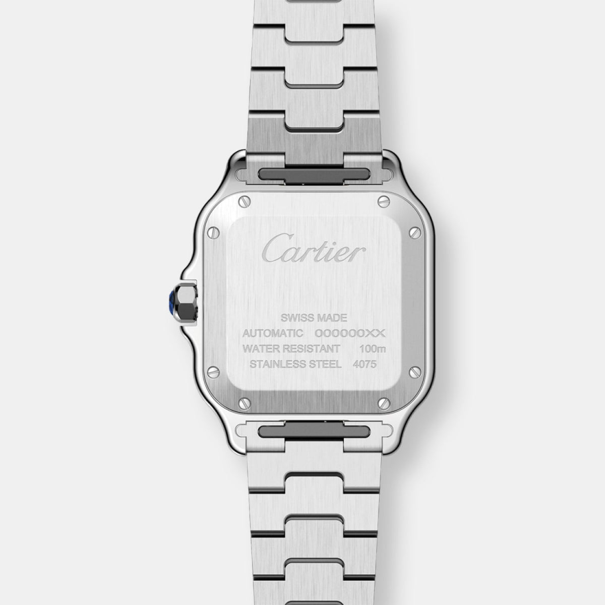 Montre santos de Cartier bicolore