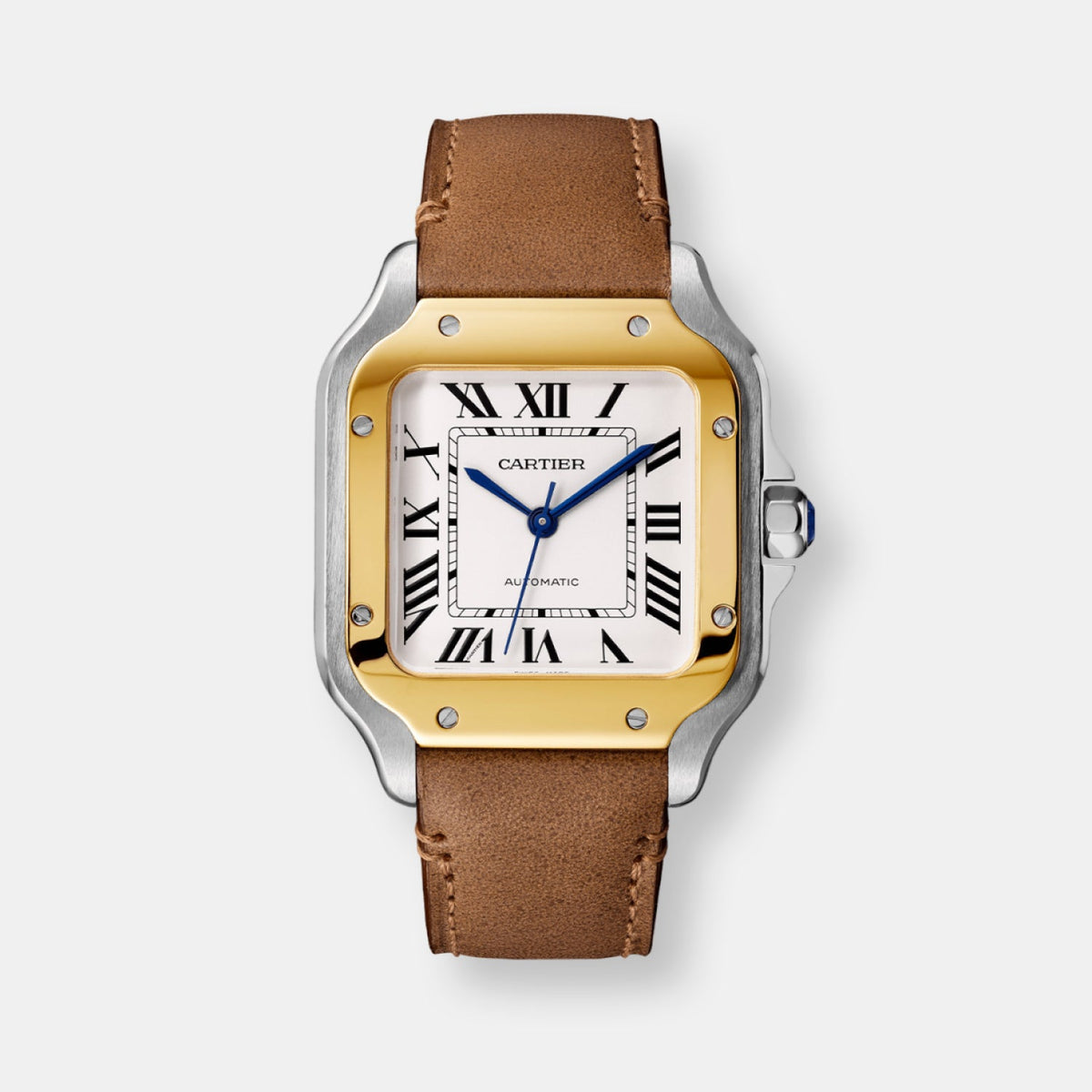 Montre santos de Cartier bicolore