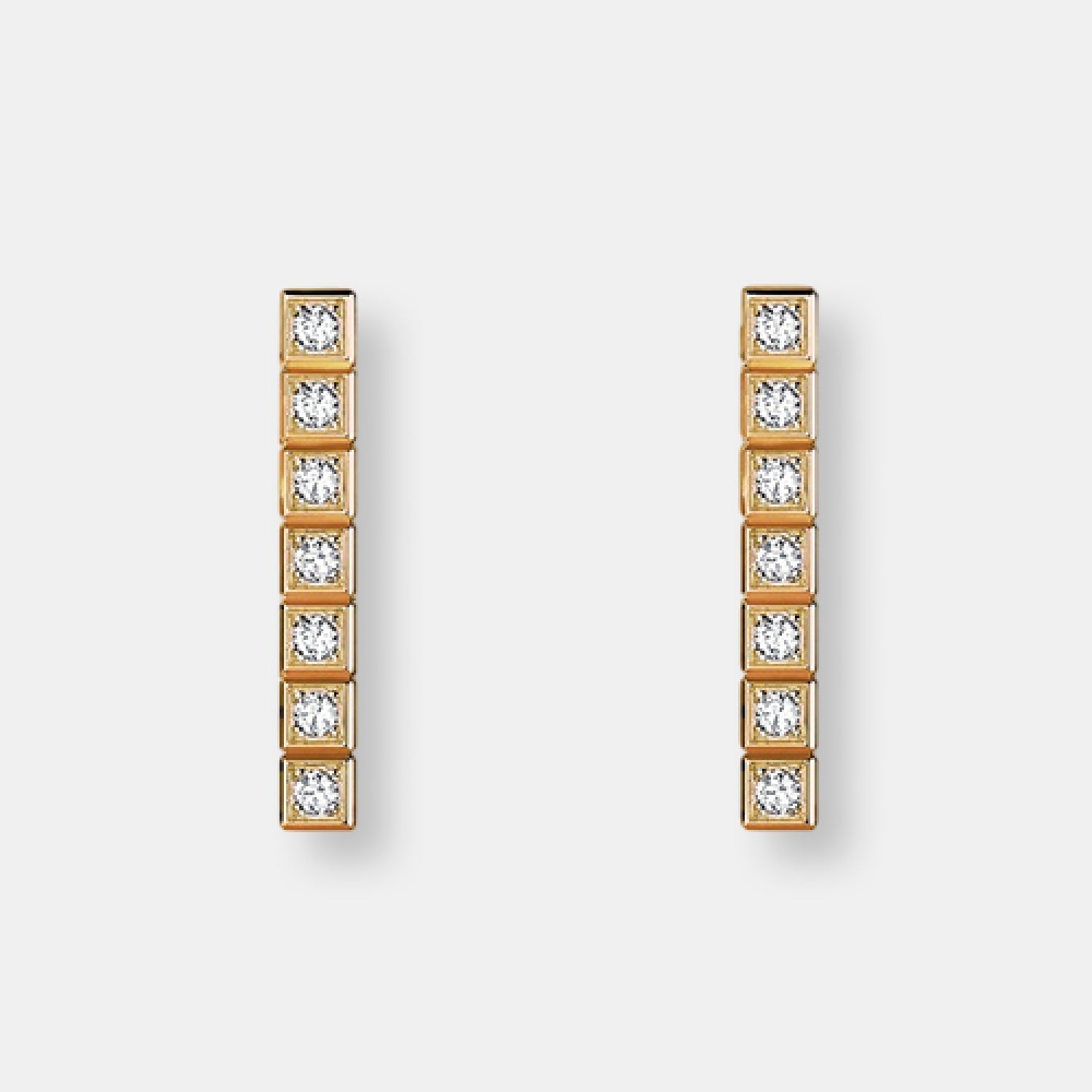 Boucles d'oreilles ice cube pure