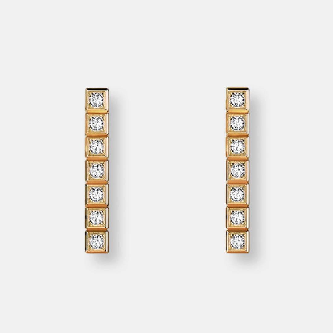 Boucles d'oreilles ice cube pure