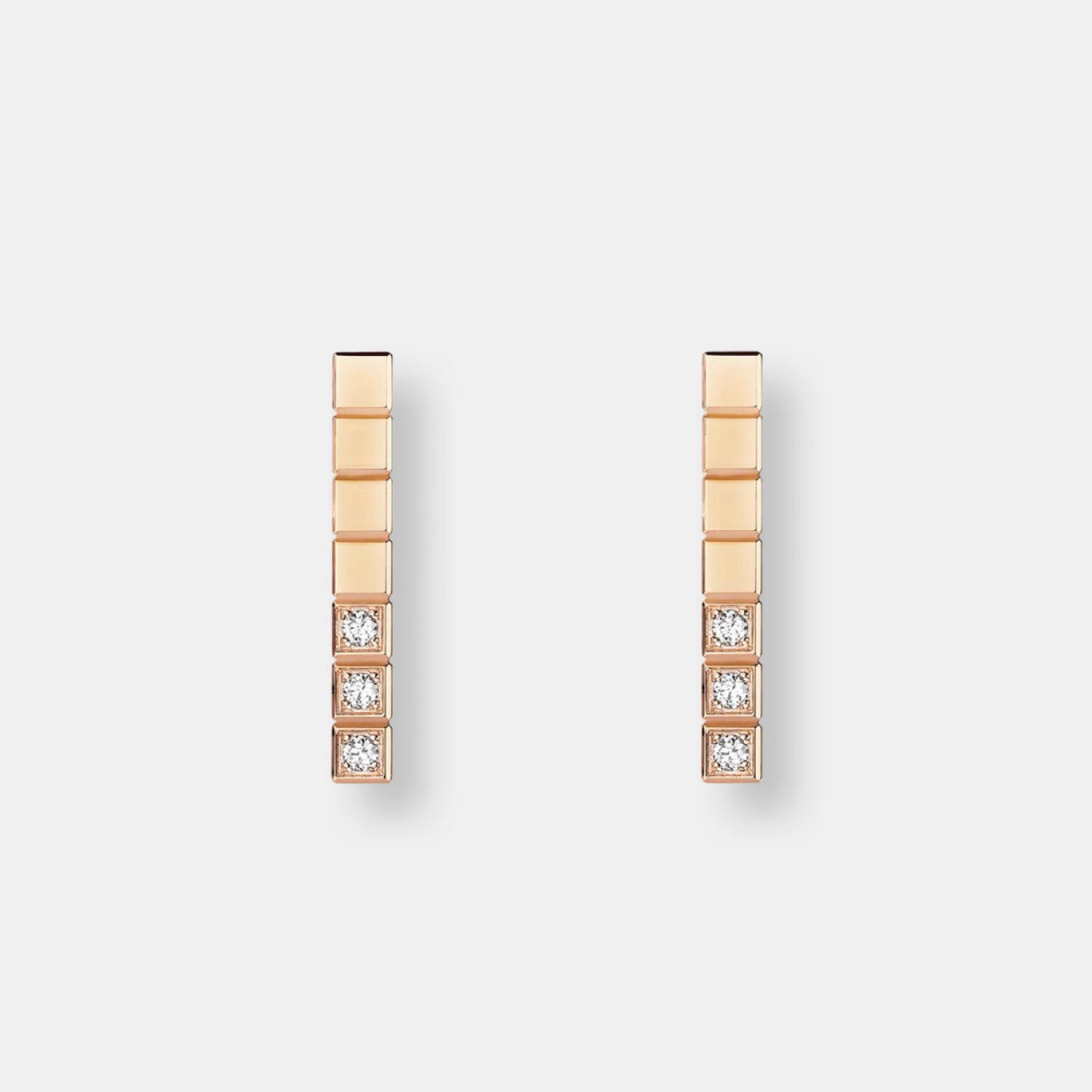 Boucles d'oreilles ice cube pure