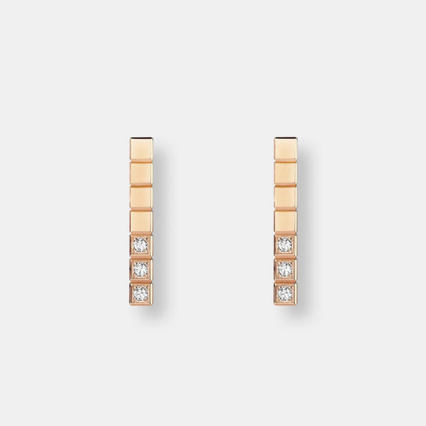 Boucles d'oreilles ice cube pure