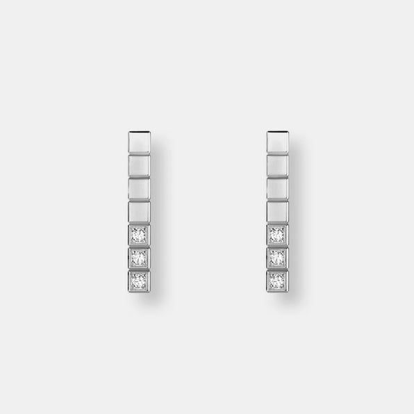 Boucles d'oreilles ice cube pure