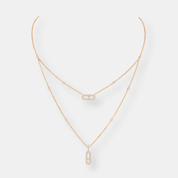 Collier move uno 2 rangs