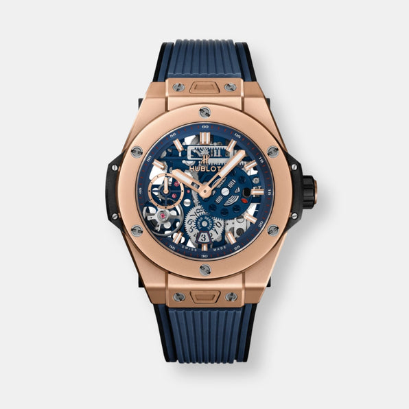 Montre big bang meca-10 king gold blue
