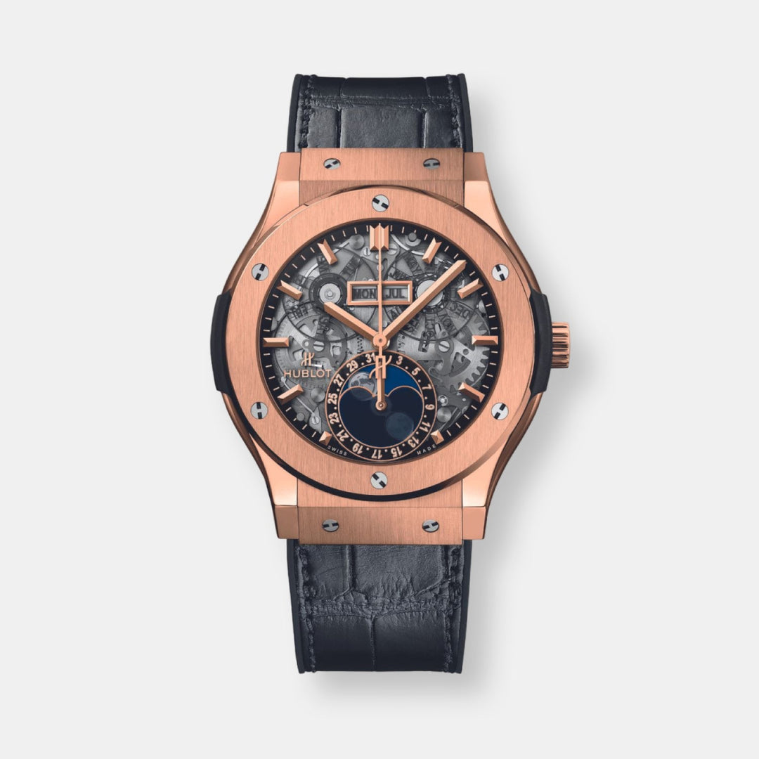 Montre classic fusion aerofusion moonphase king gold