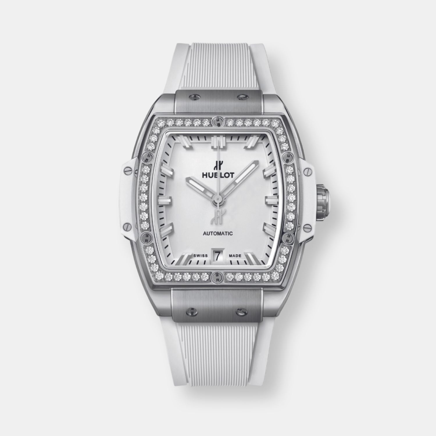 Montre spirit of big bang titanium white diamonds