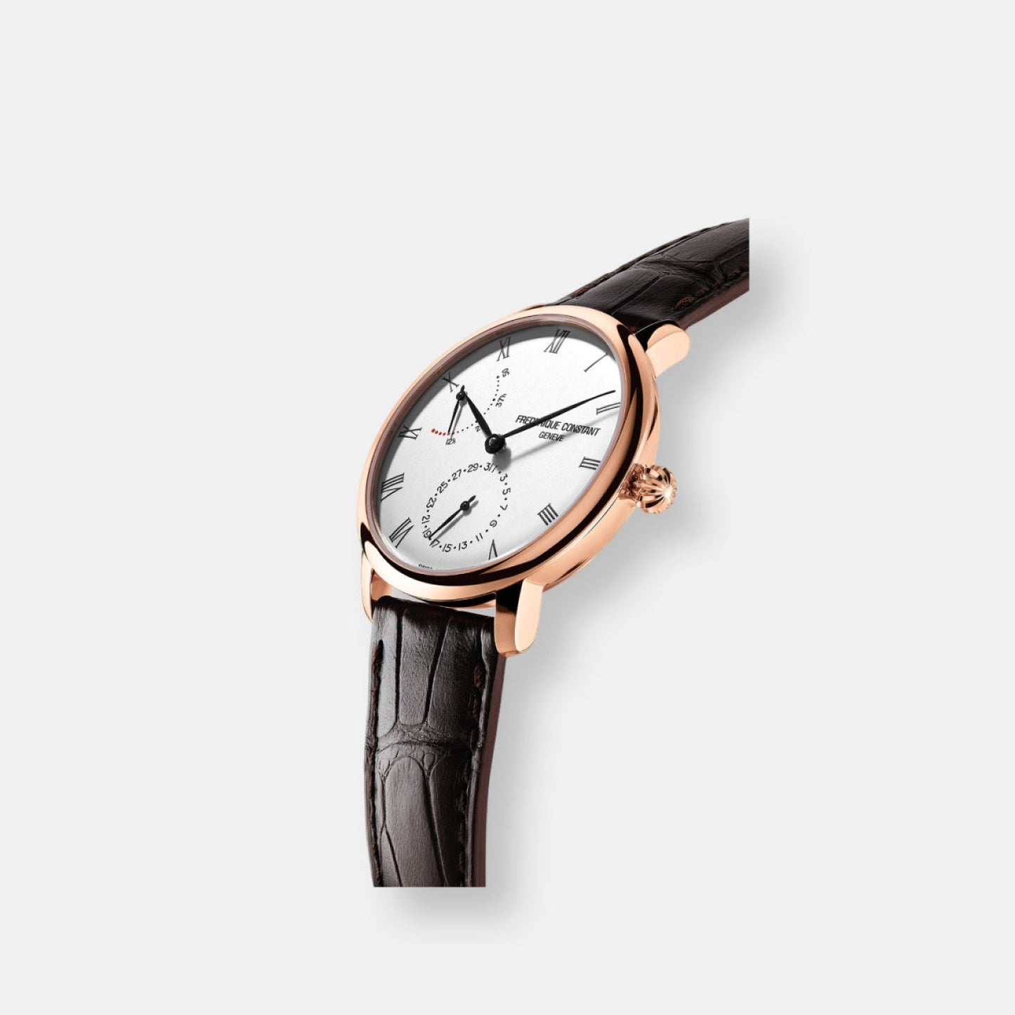 Montre slimline power reserve manufacture