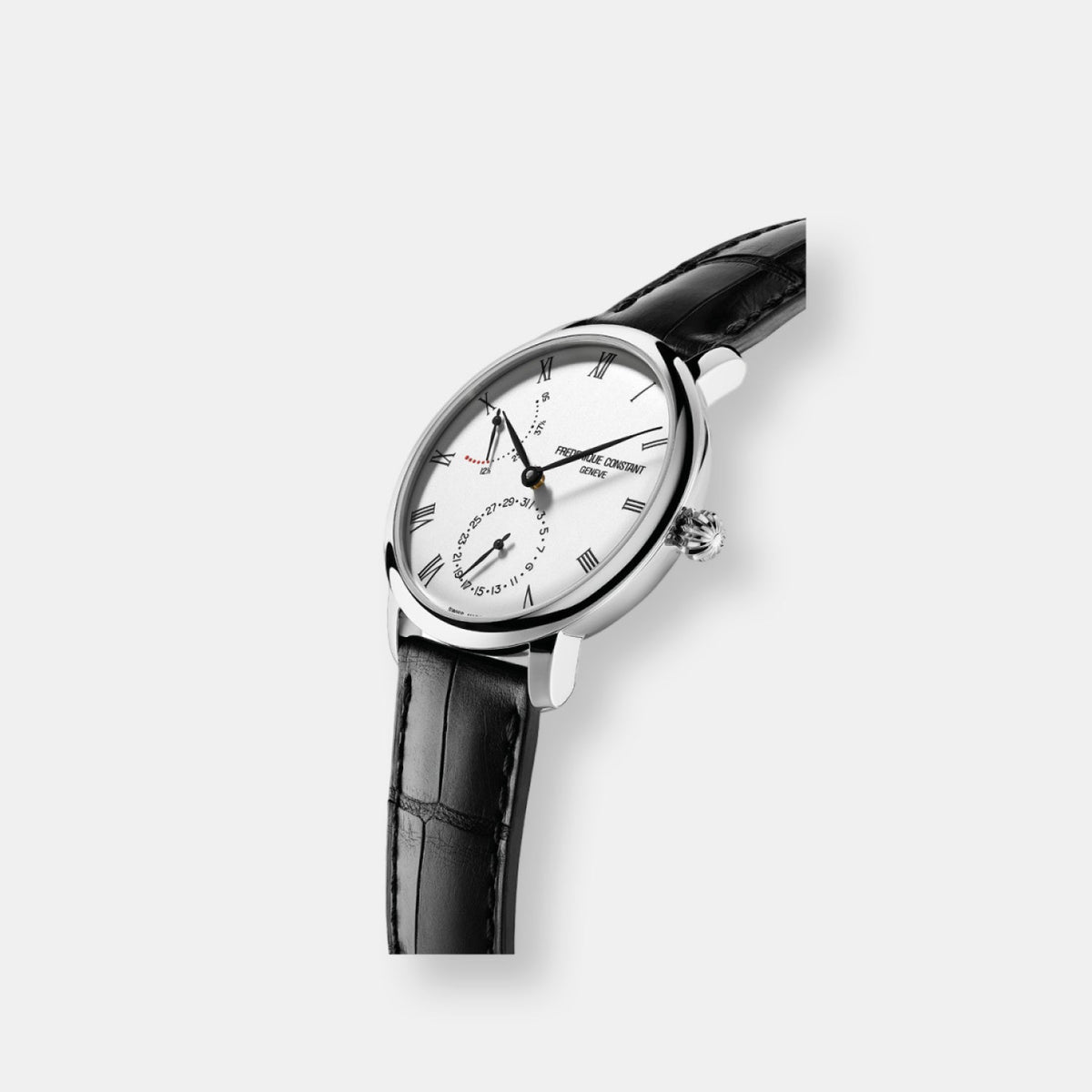 Montre slimline power reserve manufacture