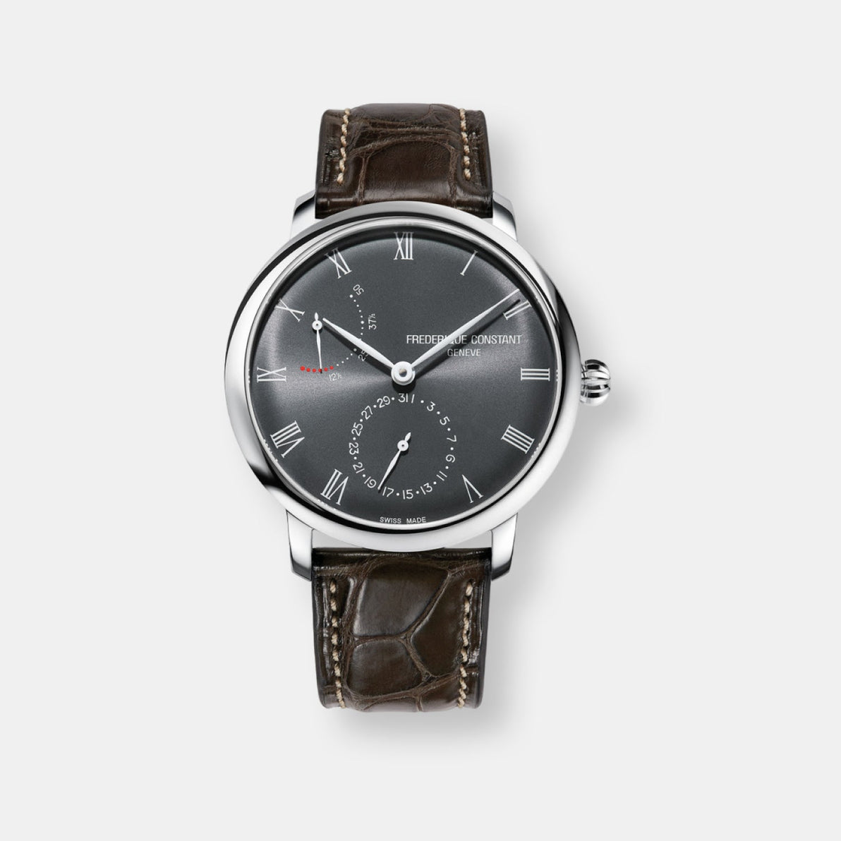 Montre slimline power reserve manufacture