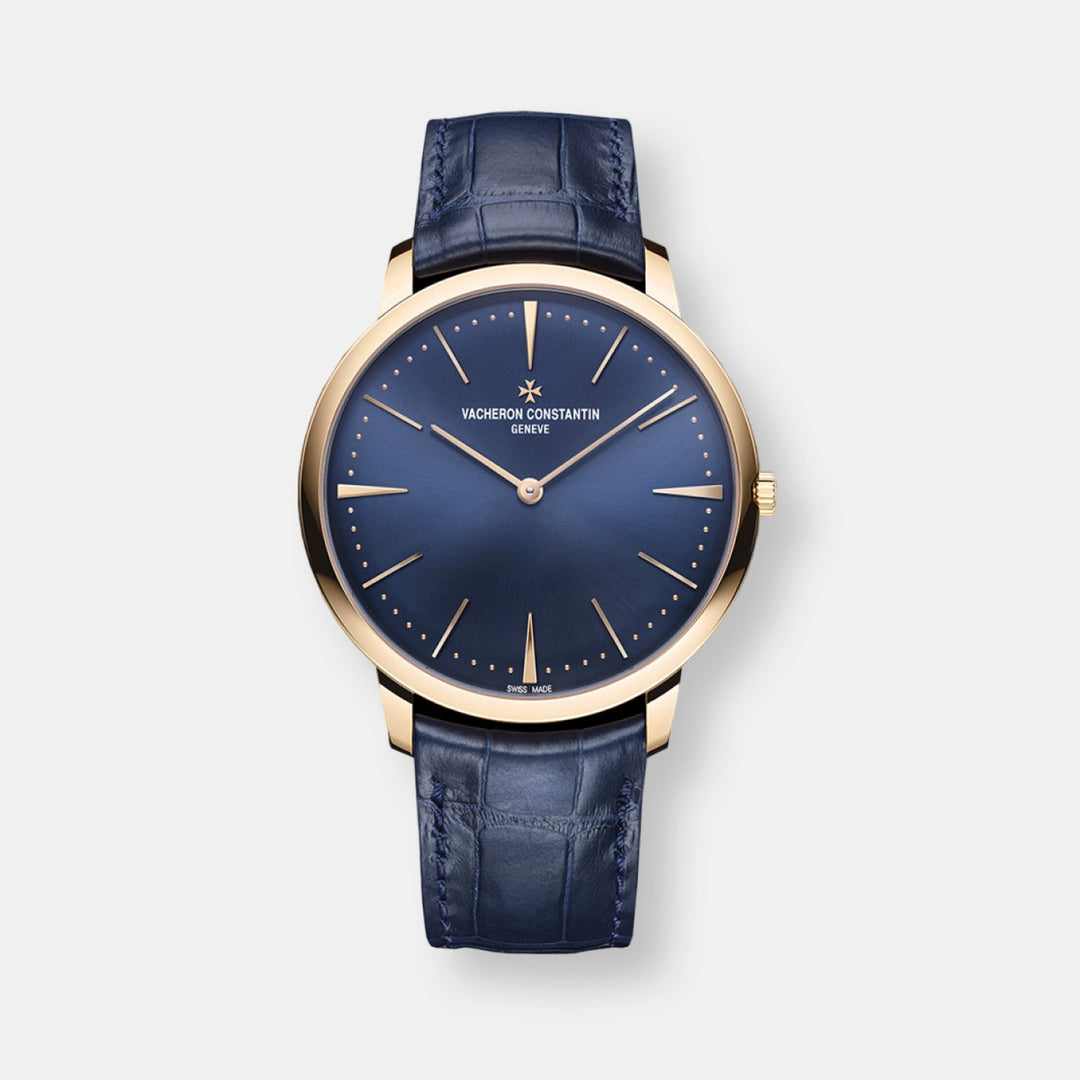 Montre patrimony manuelle 40mm en or rose