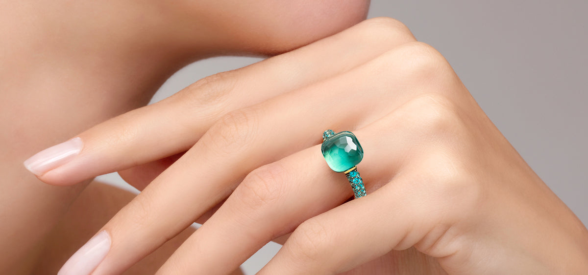 Bague nudo deep blue