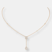 Collier my twin cravate 0,10ct x2