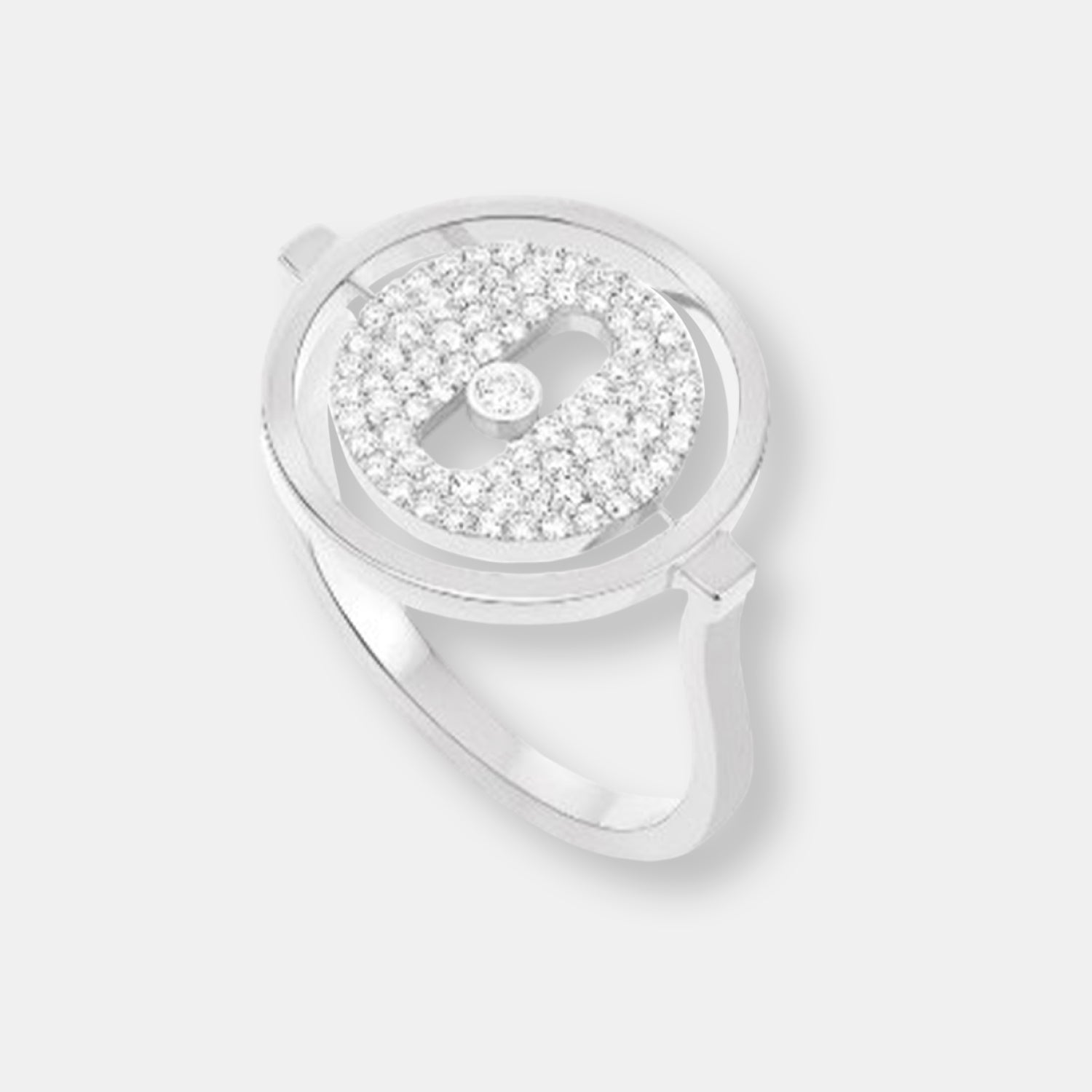 bague lucky move pm pavée