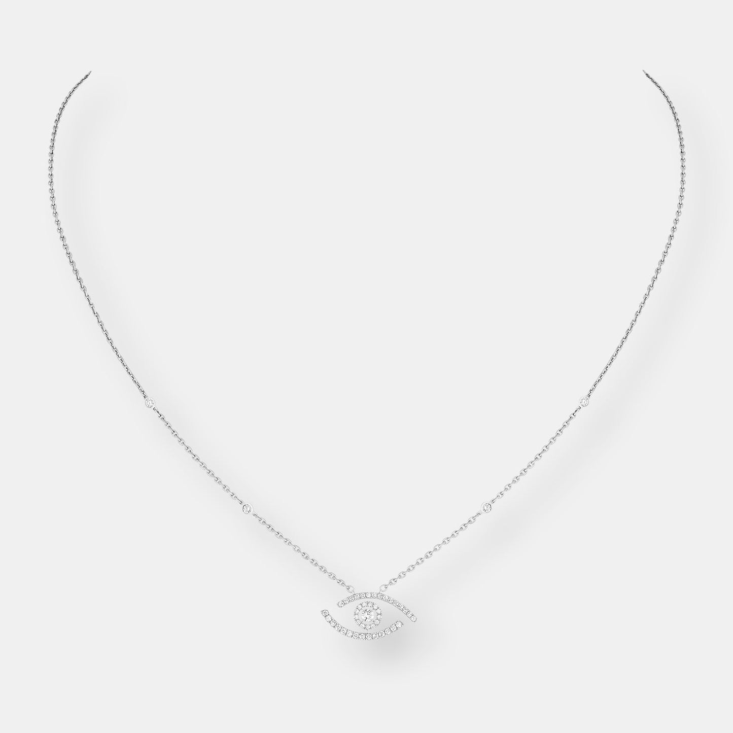 Collier lucky eye pavé