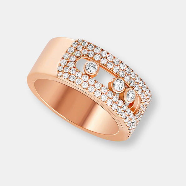 Bague move noa pavée