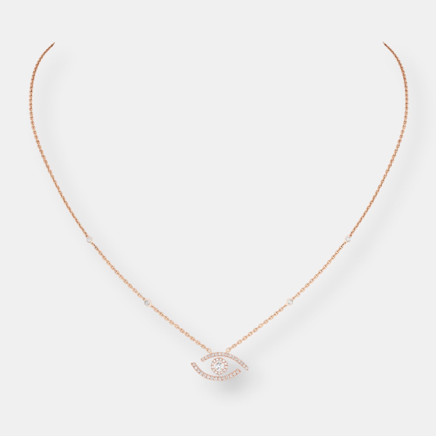 Collier lucky eye pavé
