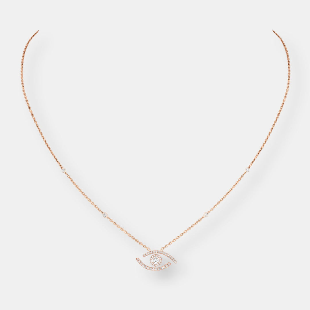 Collier lucky eye pavé