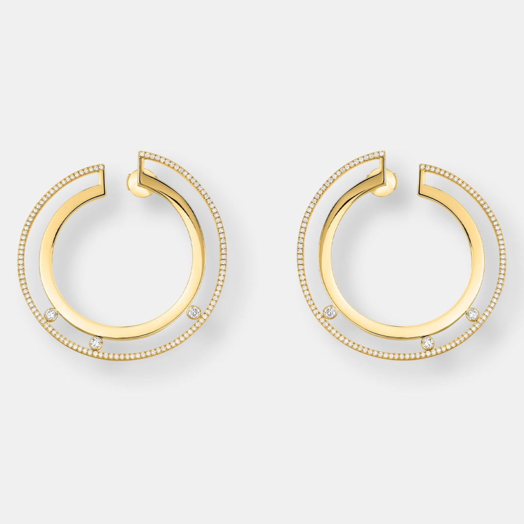 Boucles d'oreilles créoles move romane