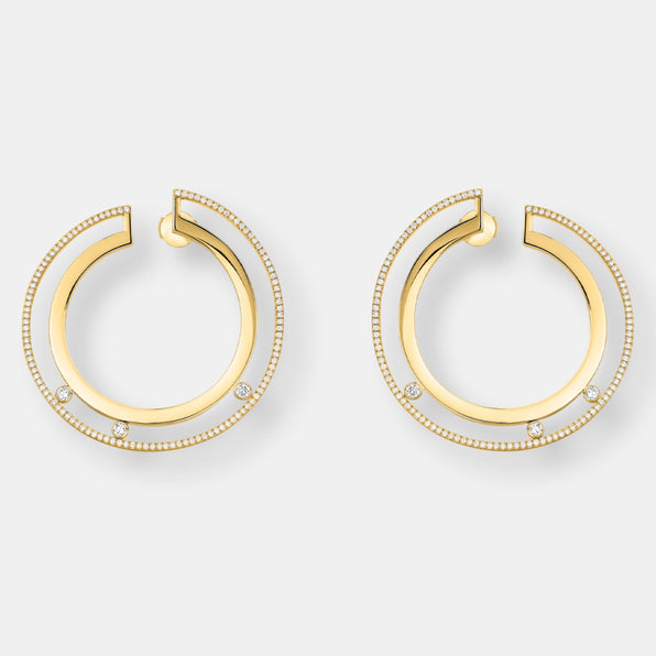 Boucles d'oreilles créoles move romane