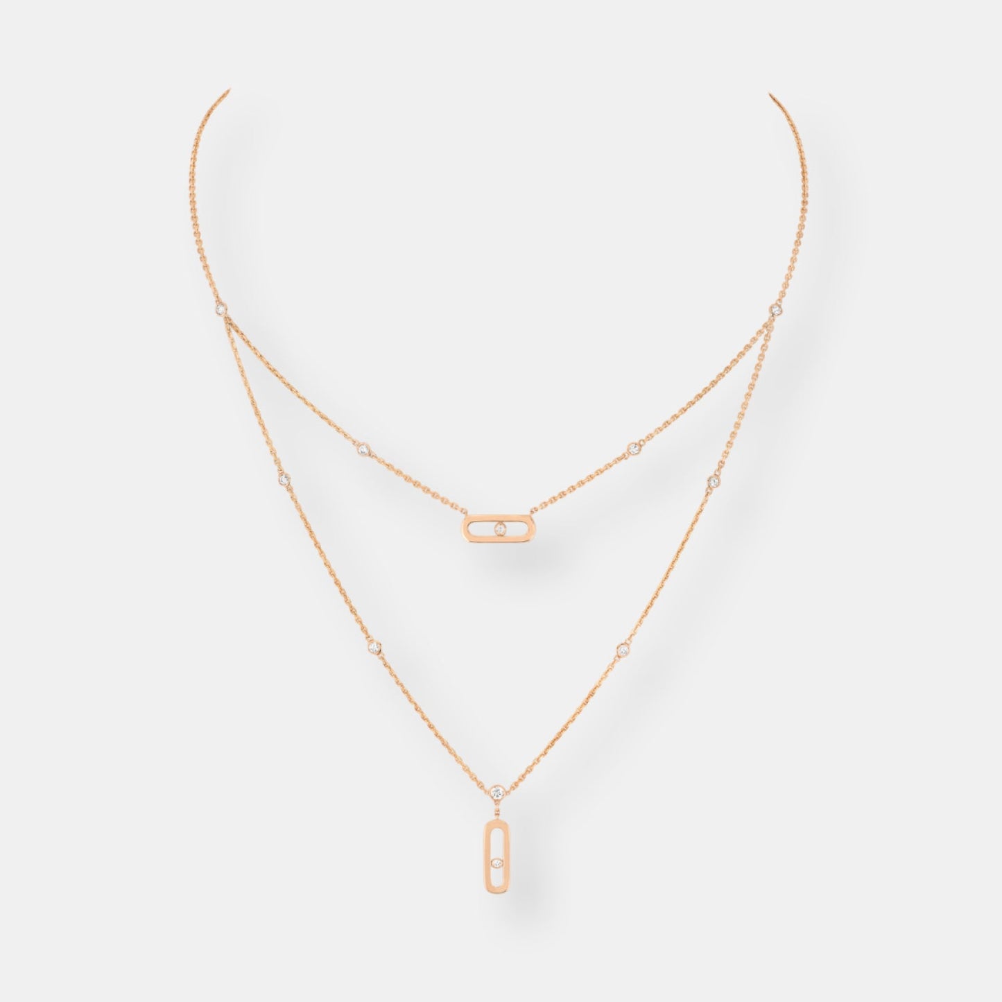 Collier move uno 2 rangs