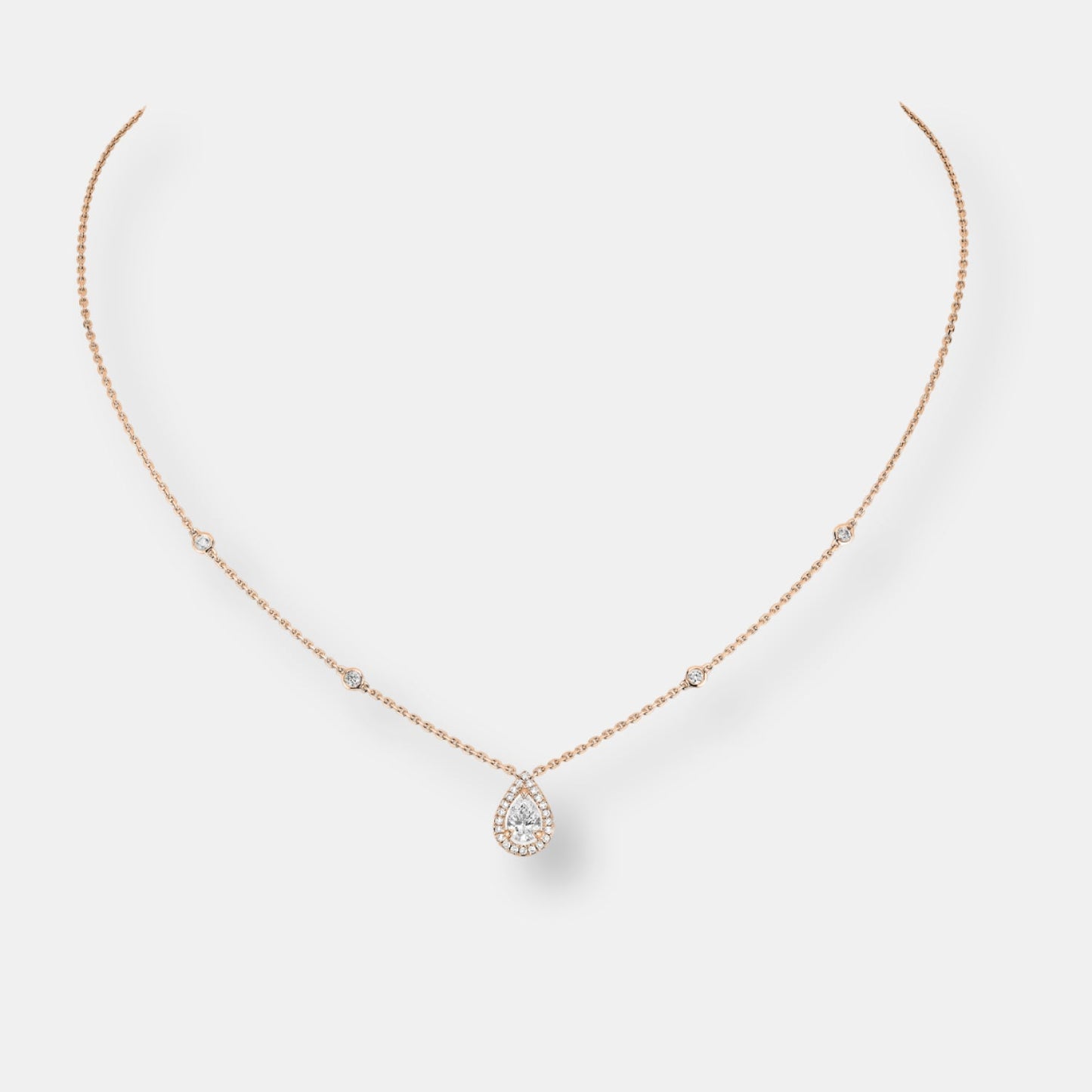 Collier joy diamants poire 0.40ct