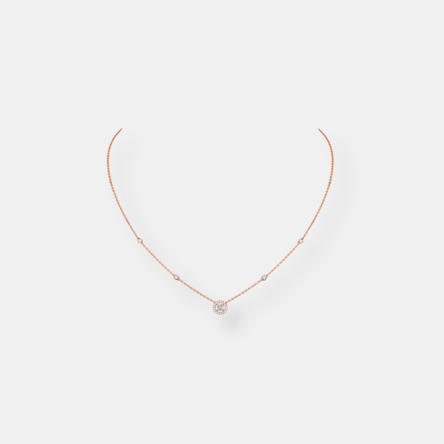 Collier joy diamants rond 0.20 ct