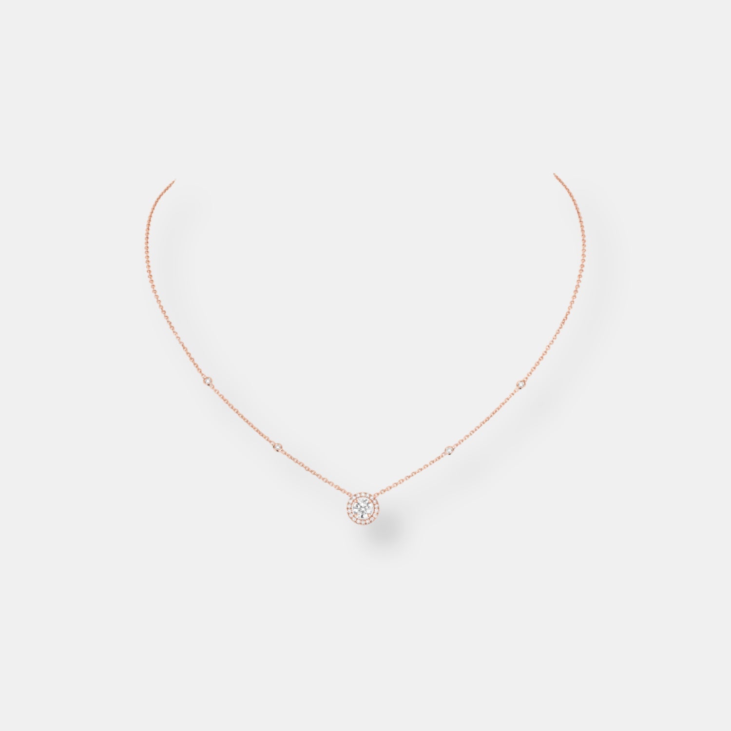 Collier joy diamants rond 0.45 ct