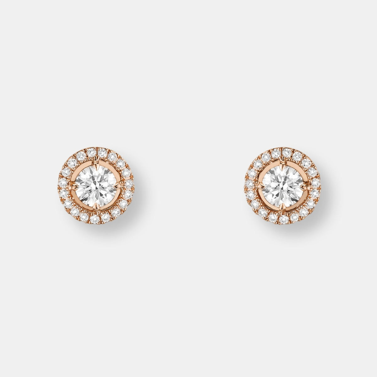 Boucles d'oreilles joy diamants ronds