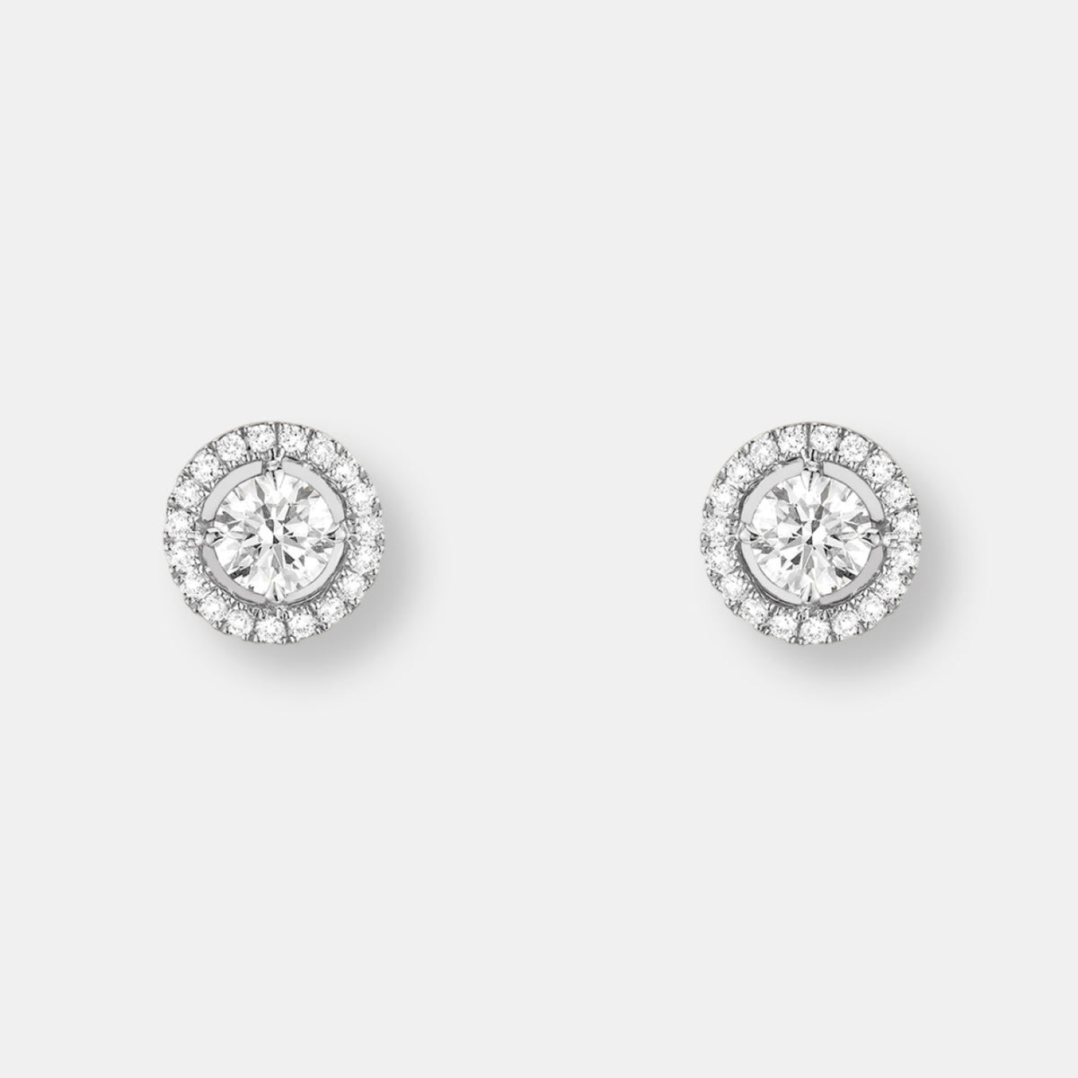 Boucles d'oreilles joy diamants ronds