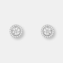 Boucles d'oreilles joy diamants ronds