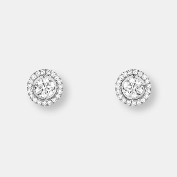 Boucles d'oreilles joy diamants ronds