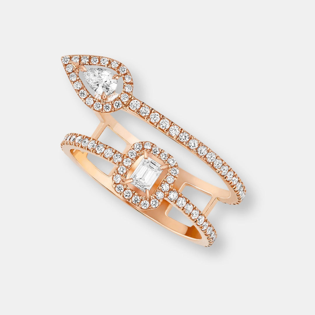 Bague my twin 2 rangs 0,10ct