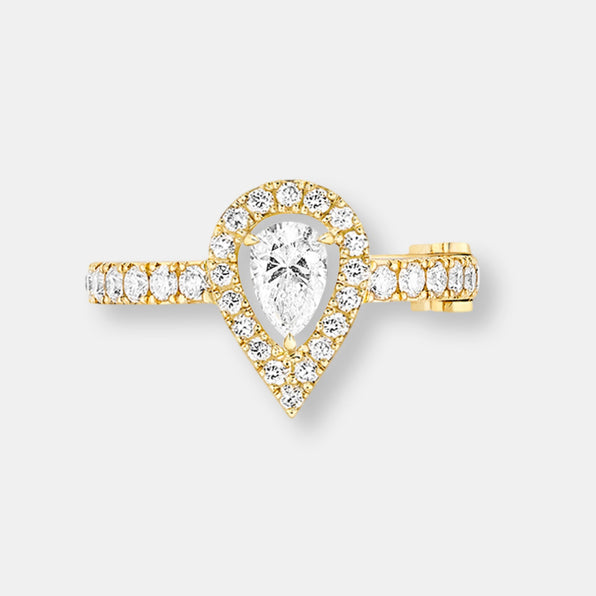 Mono clip milieu my twin diamant poire 0,10ct