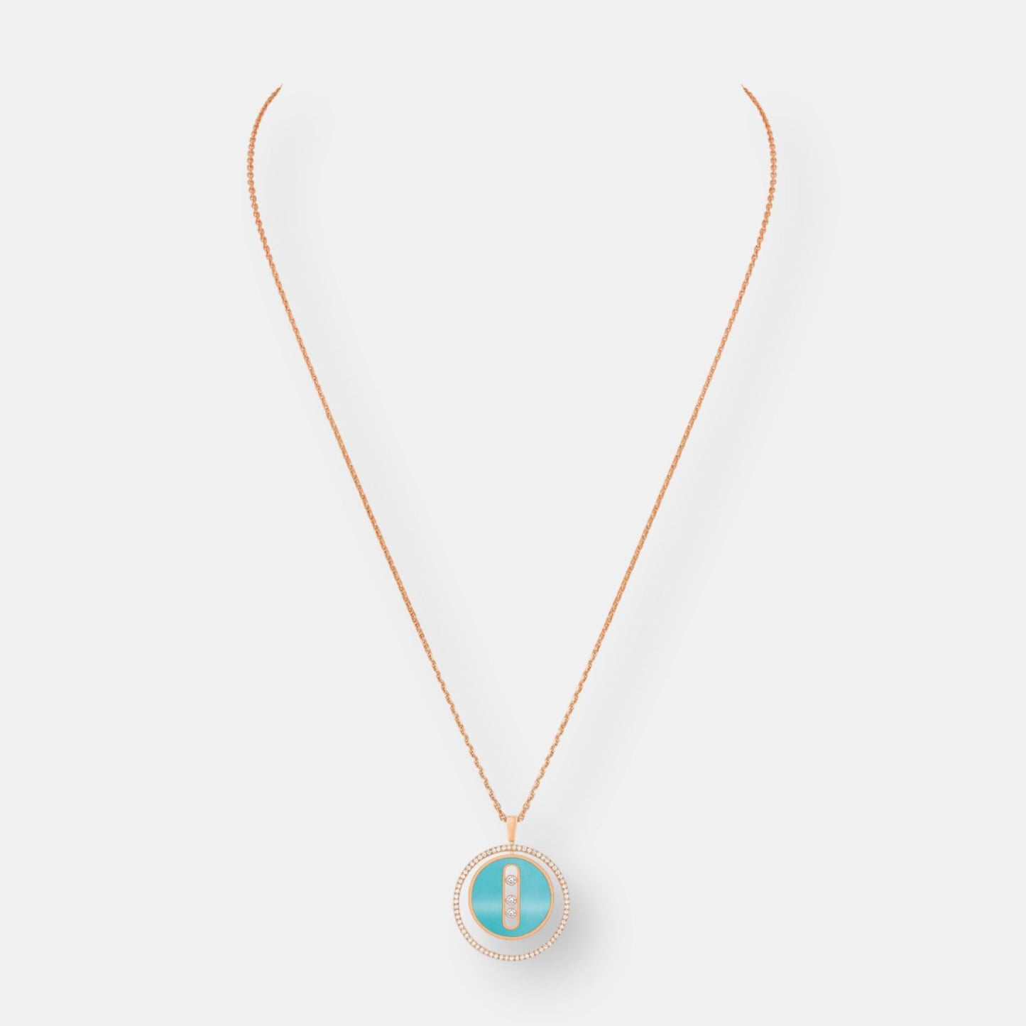 Pendentif lucky move turquoise