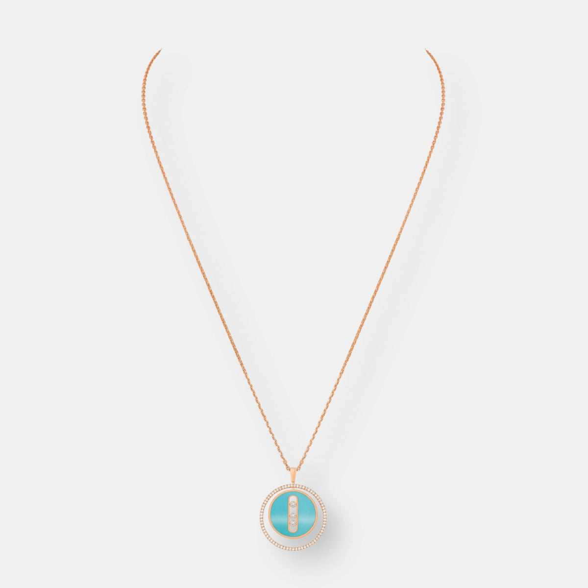 Pendentif lucky move turquoise
