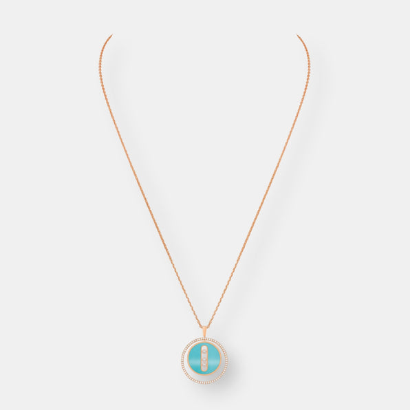 Pendentif lucky move turquoise