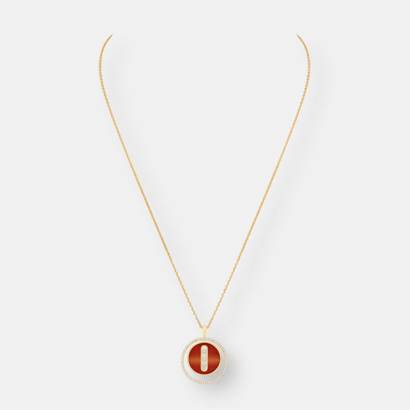 Pendentif lucky move cornaline
