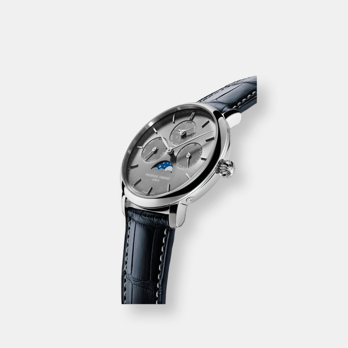 Montre slimline quantième perpétuel manufacture
