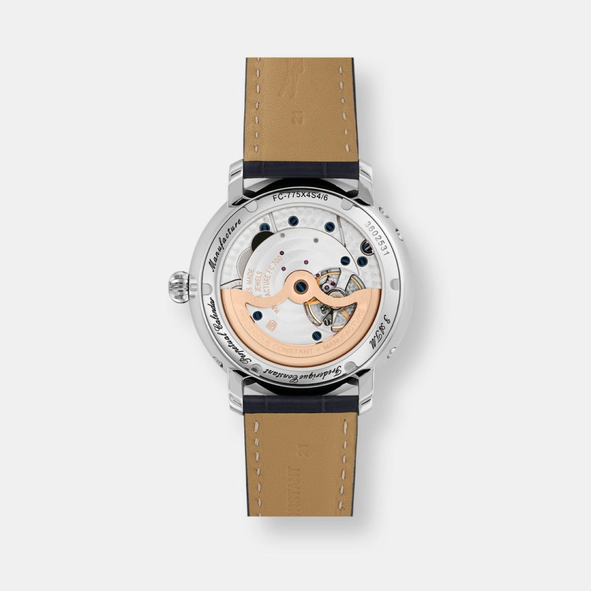 Montre slimline quantième perpétuel manufacture