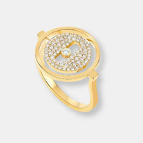 Bague lucky move pm pavée