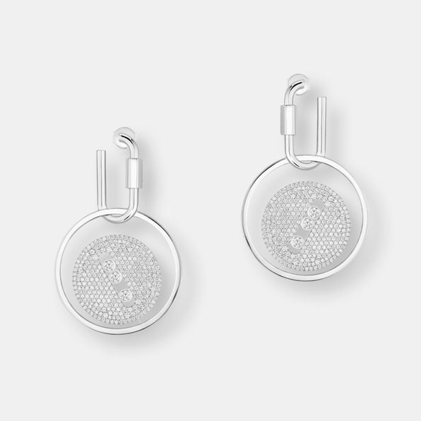 Boucles d'oreilles lucky move mousqueton