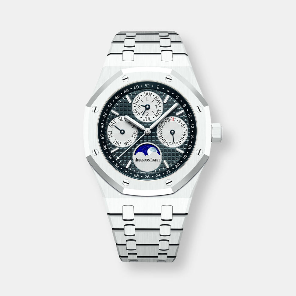 Montre royal oak quantième perpétuel Horlogerie Audemars piguet