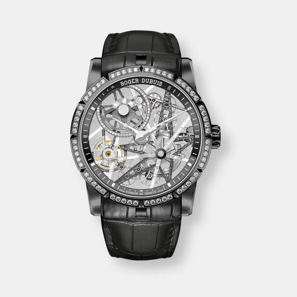 Montre excalibur blacklight black dlc titanium 42mm