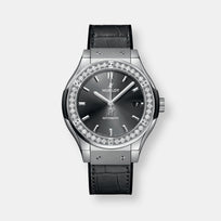 Montre classic fusion titanium racing grey diamonds