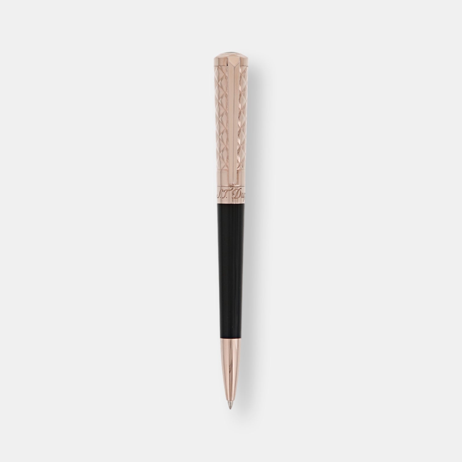 Stylo bille liberté or rose et noir