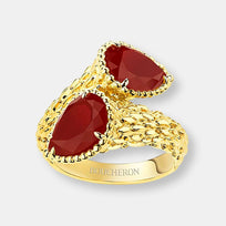Bague serpent bohème toi & moi