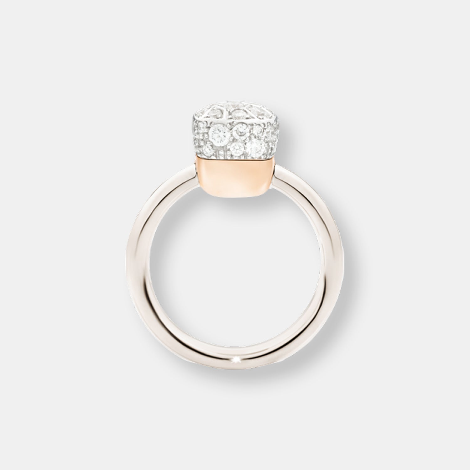 Bague nudo solitaire