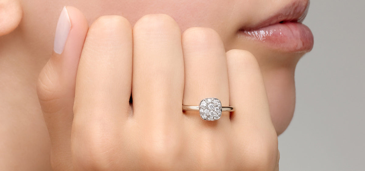Bague nudo solitaire