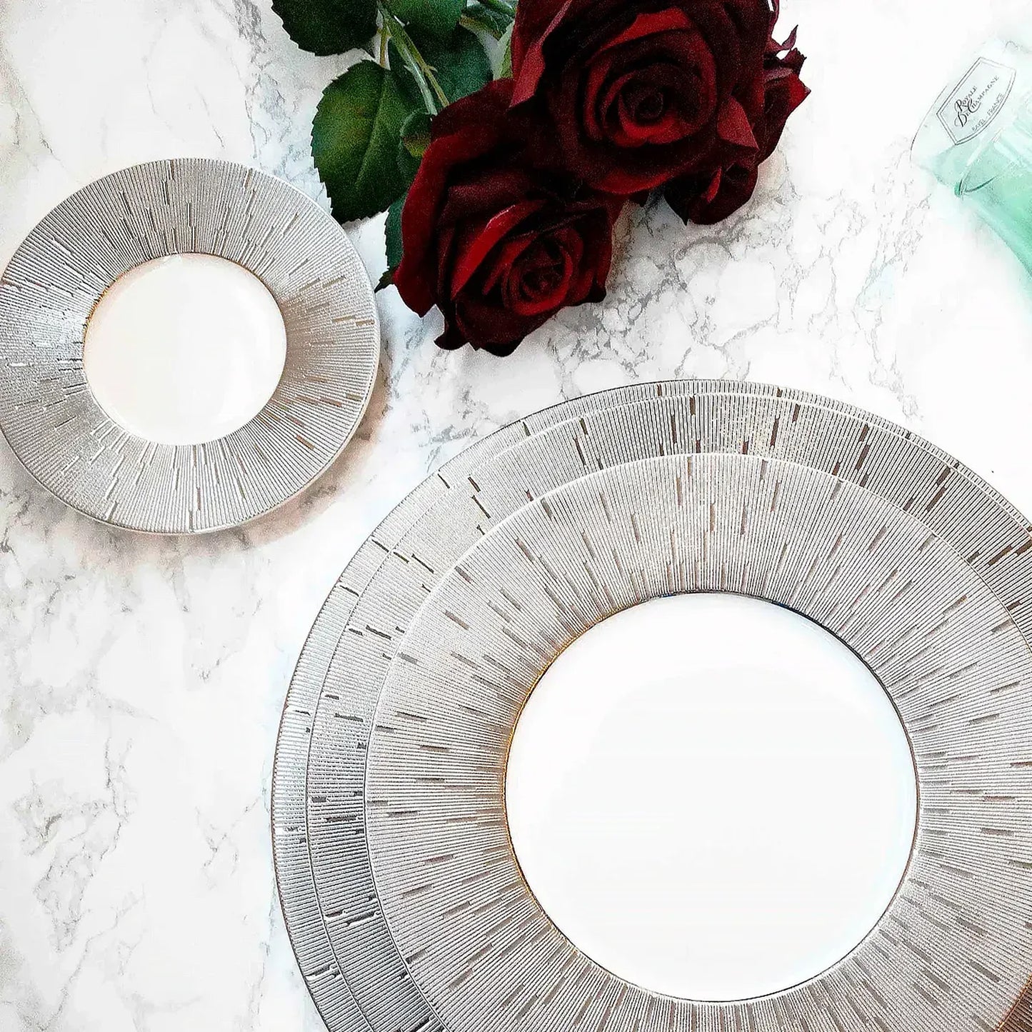 Infini prestige coffret de 4 assiettes dessert